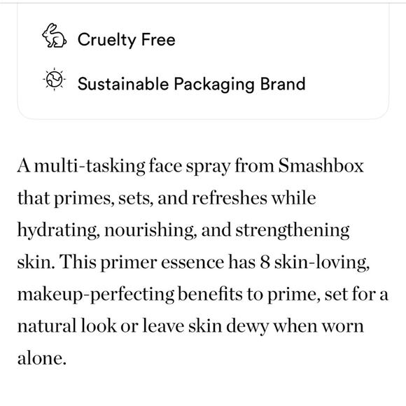 NWT smashbox photo finish revitalizing 8 in 1 primer essence - Picture 6 of 6